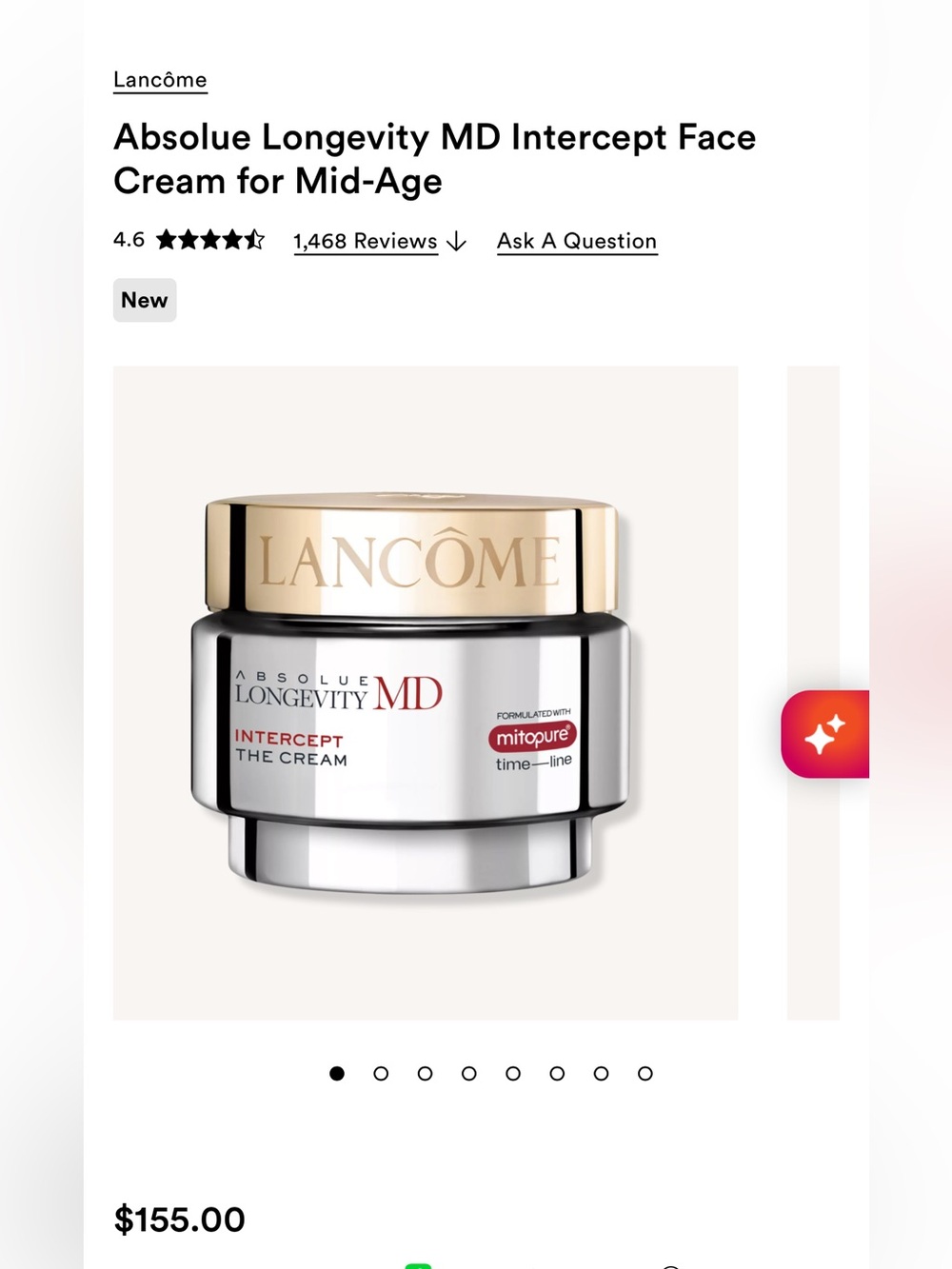 NEW! Lancôme Absolue Longevity MD Intercept The Cream Full Size $155.00 Retail. - Picture 4 of 5